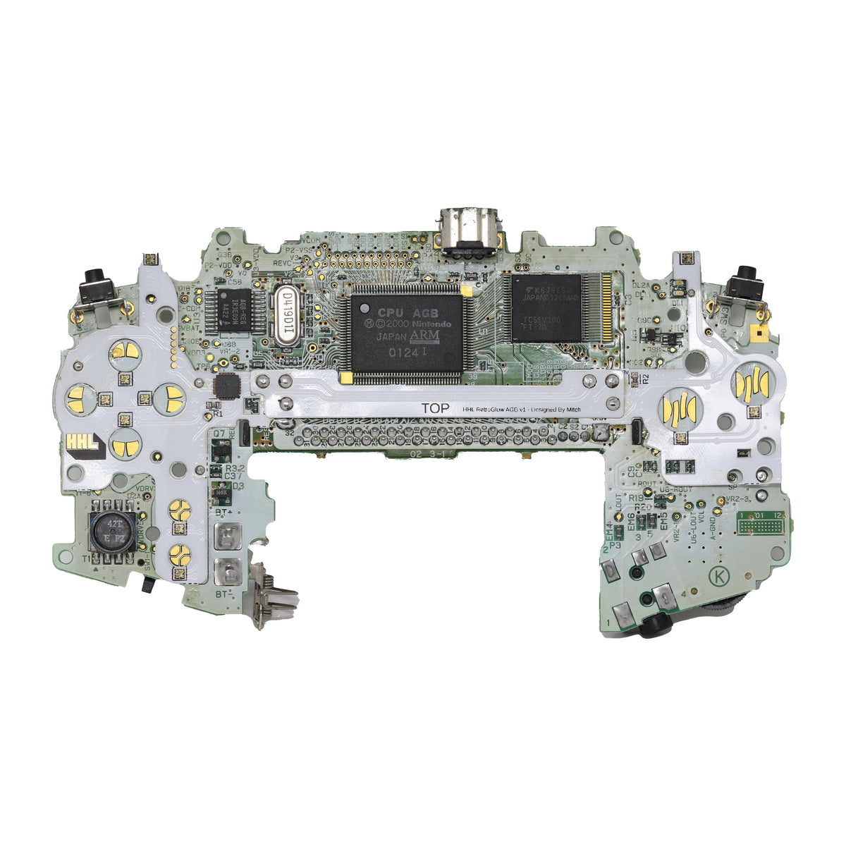 Game Boy Advance RetroGlow RGB LED Flex Board