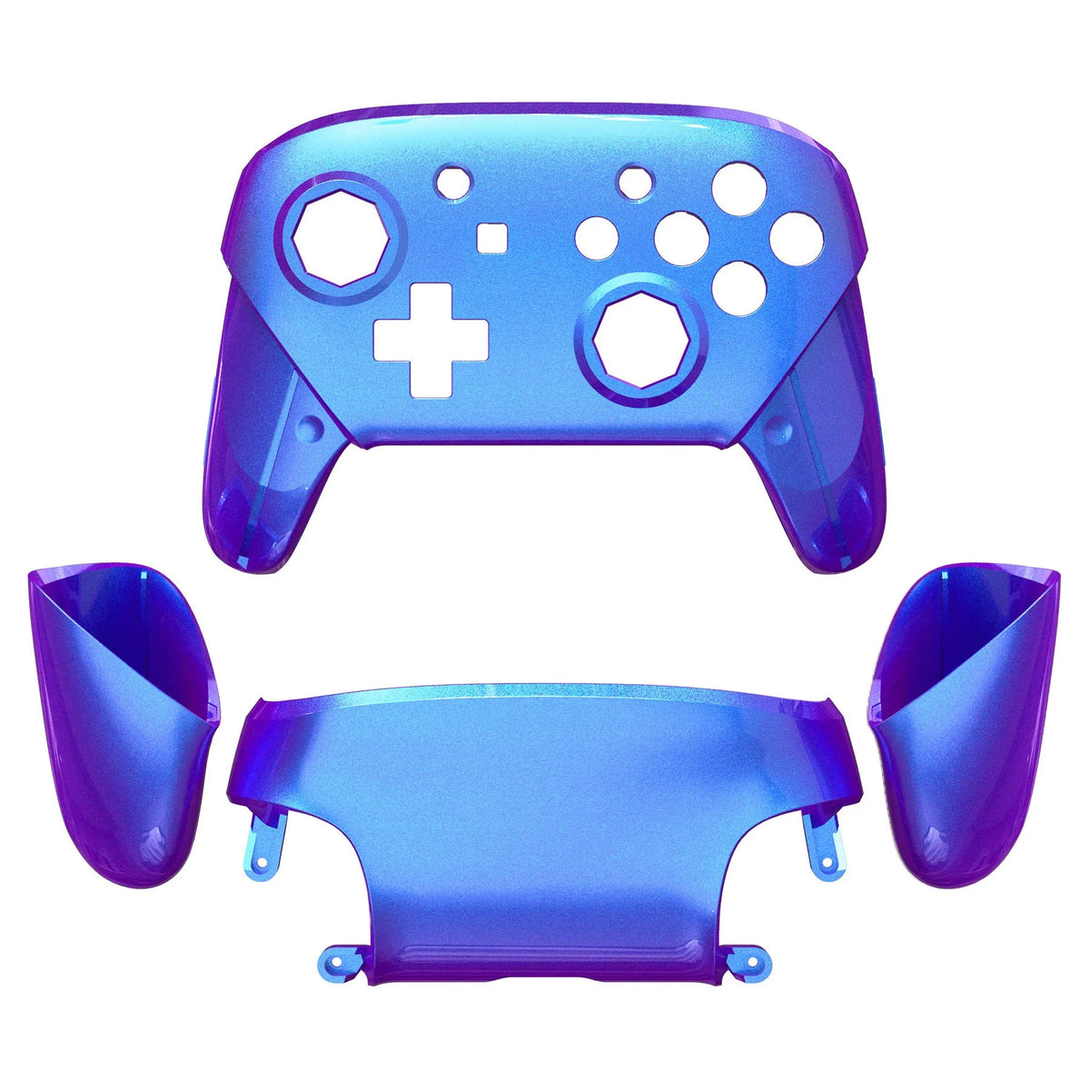 Octagonal Gated Nintendo Switch Pro Controller Shell and Grips - eXtremeRate