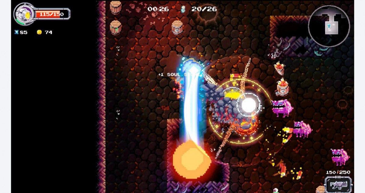 Hellmut: Badass from Hell – PlayStation 4 (PS4) video game gameplay, fast-paced twin-stick shooter