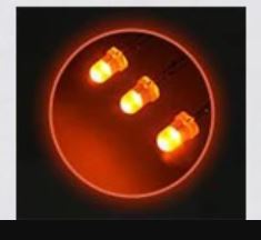 Game Boy LED 3mm Diffused for Battery and Dowel