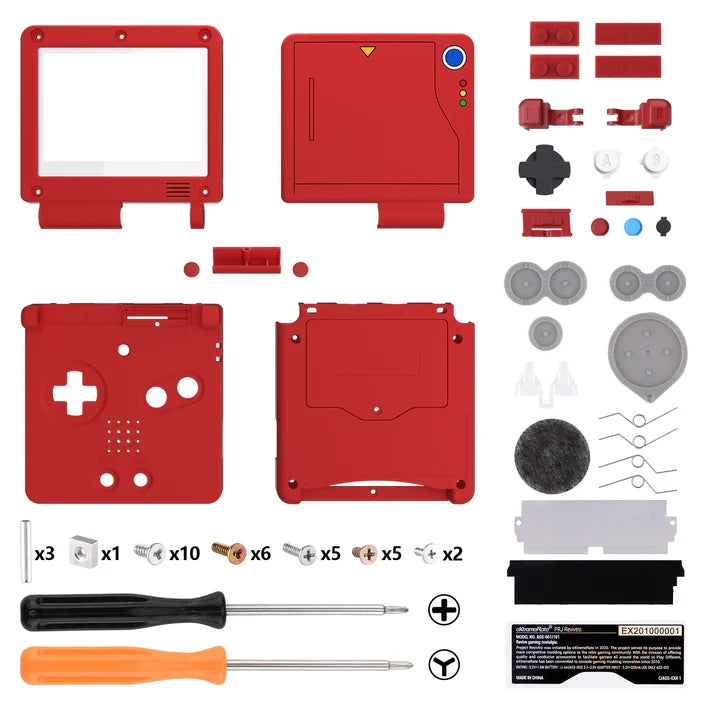 Game Boy Advance SP IPS Ready Full Shell Replacement - eXtremeRate
