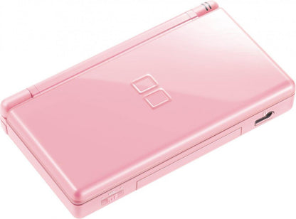 Nintendo DS Lite pink handheld console, complete in original box.