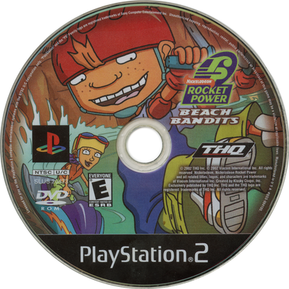 Rocket Power Beach Bandits – PlayStation 2 (PS2) video game disc, action-adventure game.