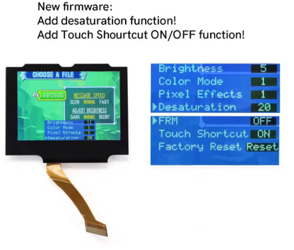 Game Boy Advance SP V5 3.0 Inch IPS LCD Backlight Kit with Laminated Lens and OSD - Hispeedido