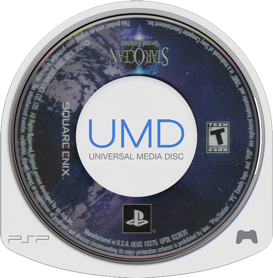 Star Ocean Second Departure UMD art for PlayStation Portable PSP video game