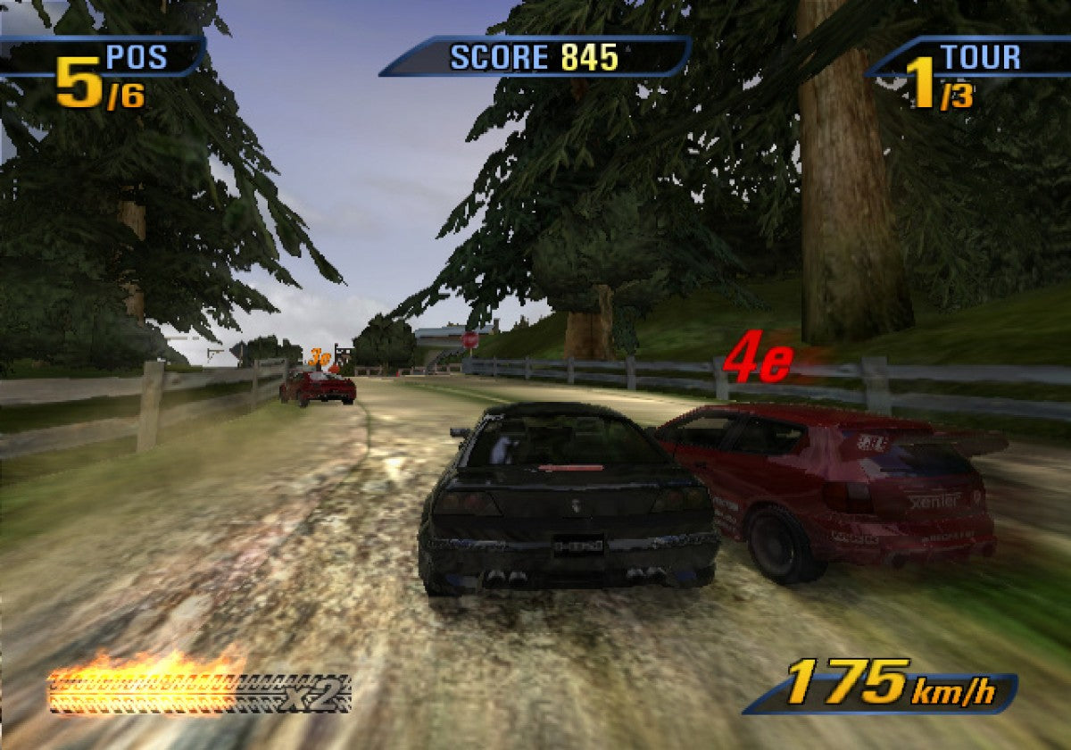 Burnout 3 Takedown Microsoft Xbox Original Xbox video game featuring high speed racing gameplay intense vehicle crashes takedown mechanics traffic racing road rage events crash mode and fast paced arcade driving action retro video game collection collectible gaming appeal gameplay