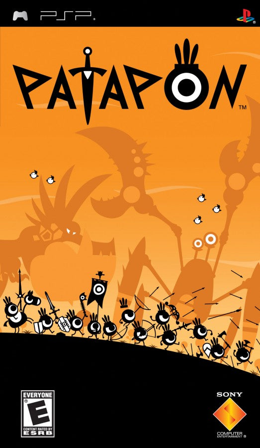 Patapon cover art for PlayStation Portable (PSP) rhythm-based action game