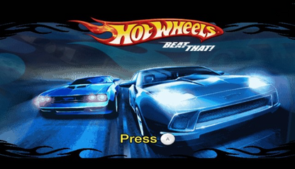 Hot Wheels: Beat That – Nintendo Wii (Wii) arcade battling racing video game title screen
