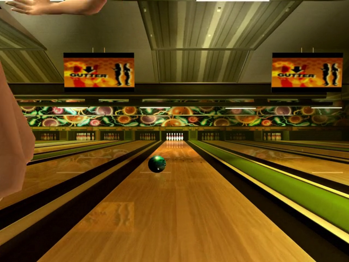 AMF Xtreme Bowling PS2 sports bowling video game gameplay