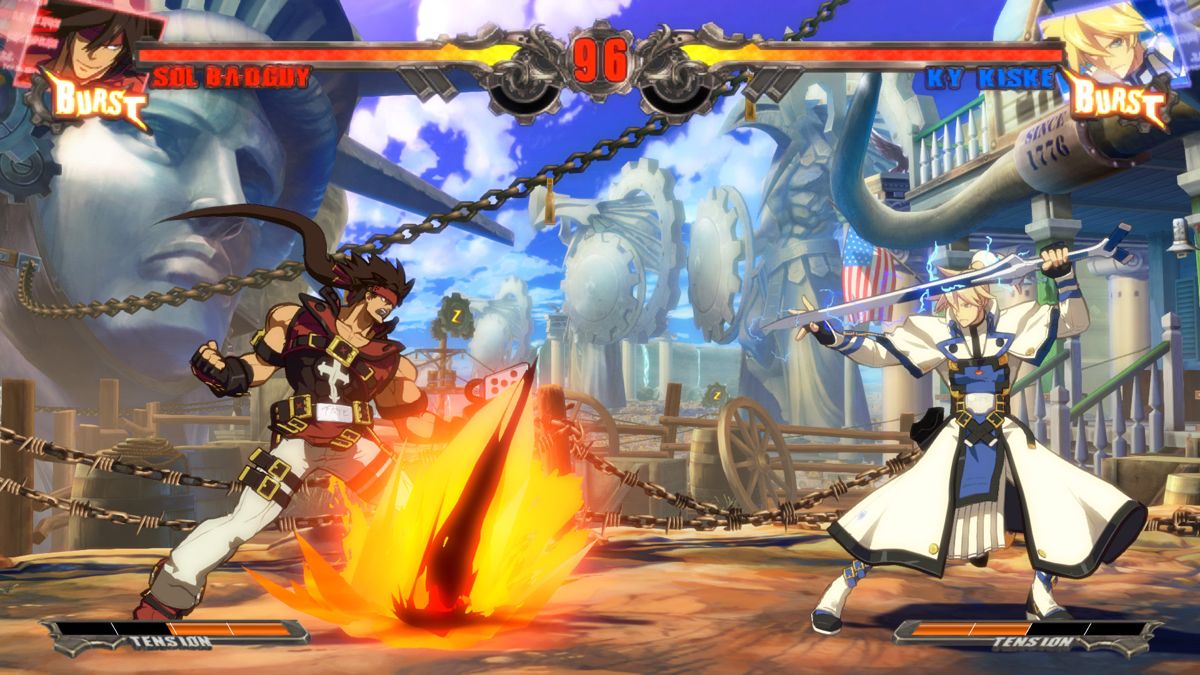 Guilty Gear Xrd: Sign – PlayStation 4 (PS4) video game gameplay, anime-style 2D fighting game