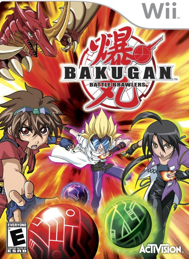 Bakugan: Battle Brawlers cover art for Nintendo Wii (Wii) video game