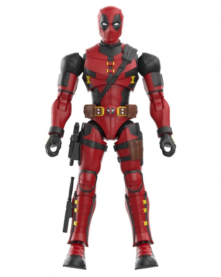 Blokees Marvel Infinity Saga Champion Class Deadpool 81116 model kit, buildable superhero figure, articulated display model, Marvel collectible frront figure view