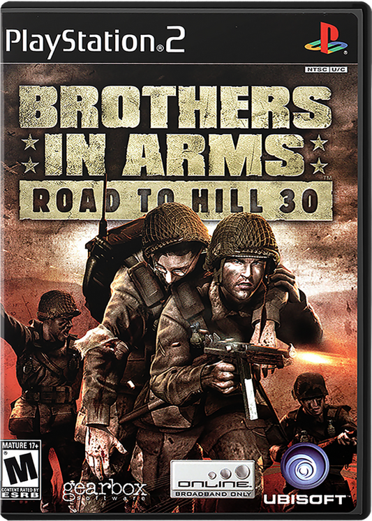 Brothers in Arms: Road to Hill 30 cover art for PlayStation 2 (PS2) video game