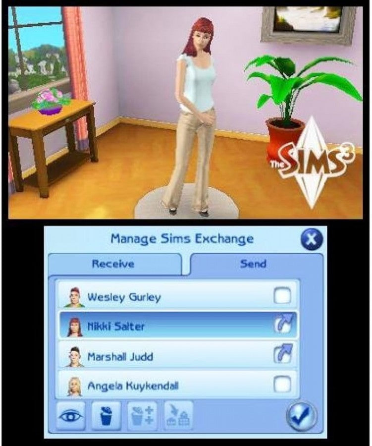 The Sims 3  – Nintendo DS (DS) Gameplay Art for this game