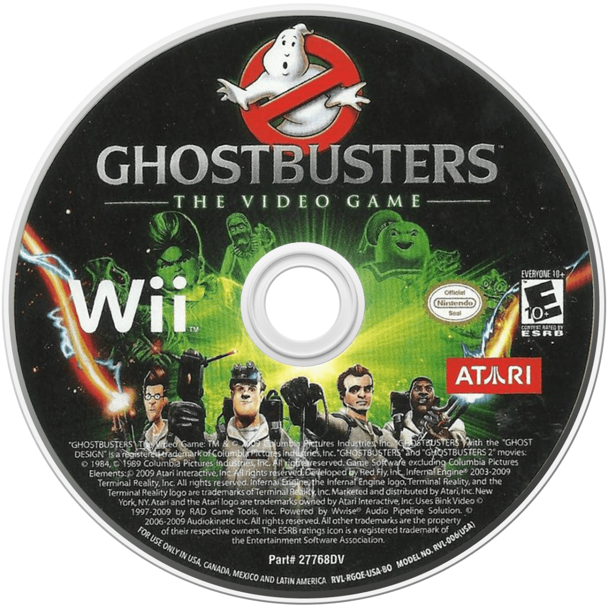 Ghostbusters: The Video Game – Nintendo Wii (Wii) action-adventure shooter disc for video game