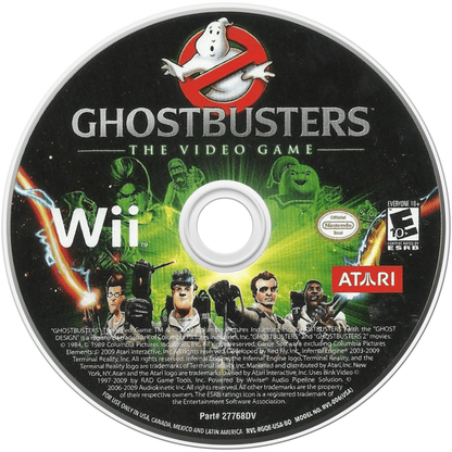 Ghostbusters: The Video Game – Nintendo Wii (Wii) action-adventure shooter disc for video game