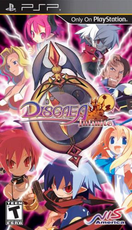 Disgaea Infinite cover art for PlayStation Portable (PSP) video game