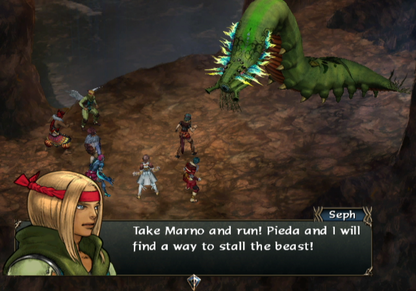 Baten Kaitos Origins for GameCube featuring story driven RPG gameplay with card based combat and anime style visuals gameplay