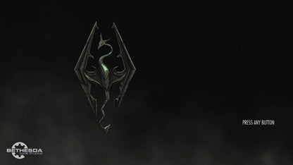 The Elder Scrolls V Skyrim home screen for Nintendo Switch NS video game