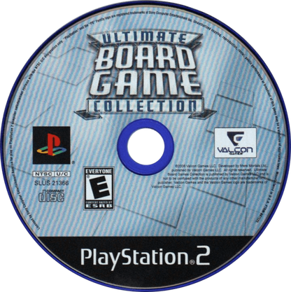 Ultimate Board Game Collection – PlayStation 2 (PS2) disc for the video game, board game compilation