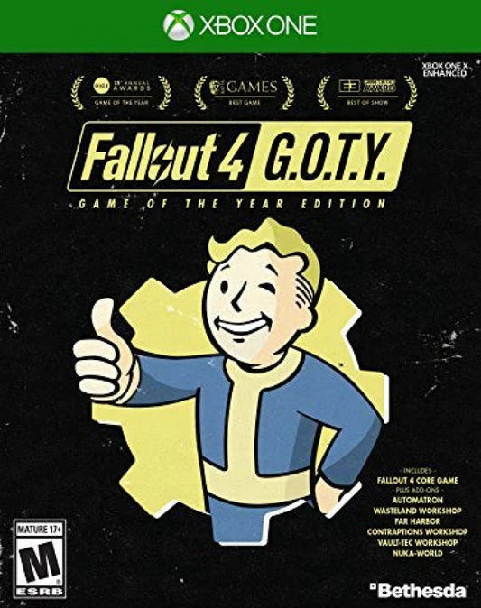 Fallout 4 [Game of the Year] cover art for Xbox One (XONE) video game