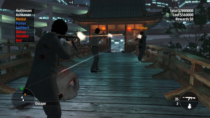 Kane & Lynch Dead Men PlayStation 3 third-person shooter crime thriller video game co-op gameplay and intense heist narrative gameplay screenshot