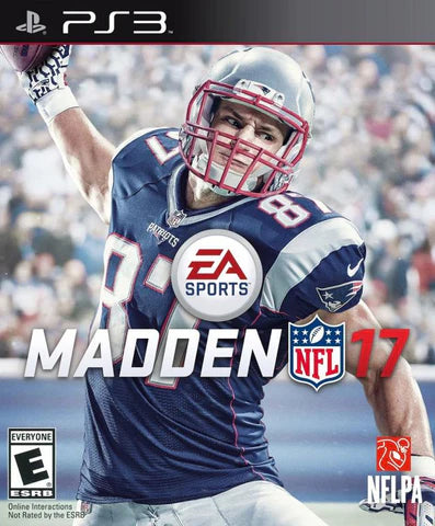 Madden NFL 17 cover art for PlayStation 3 (PS3) video game
