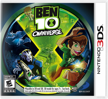 Ben 10: Omniverse cover art for Nintendo 3DS (3DS) action-adventure video game