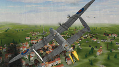WWII Aces gameplay for Nintendo Wii (Wii) featuring aerial combat gameplay with historic World War II fighter planes, intense dogfights, and mission‑based campaigns across European battlefronts.