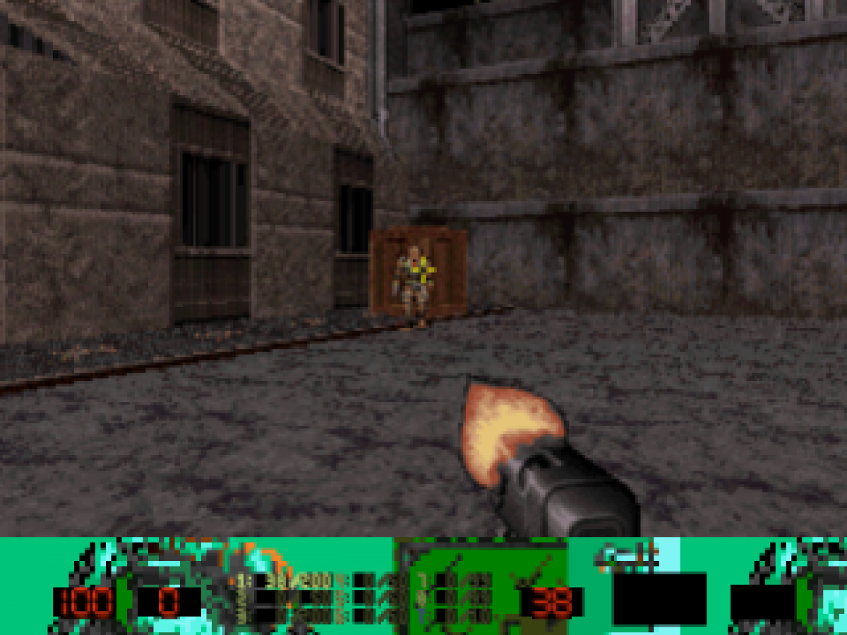 Duke Nukem: Total Meltdown retro sci-fi first-person shooter game for PlayStation 1 (PS1) gameplay