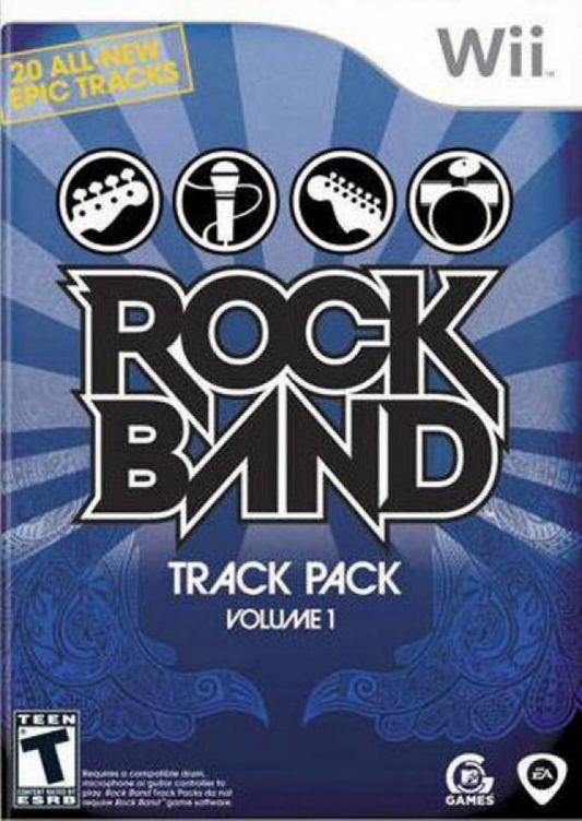 Rock Band Track Pack: Volume 1 cover art for Nintendo Wii (Wii) video game