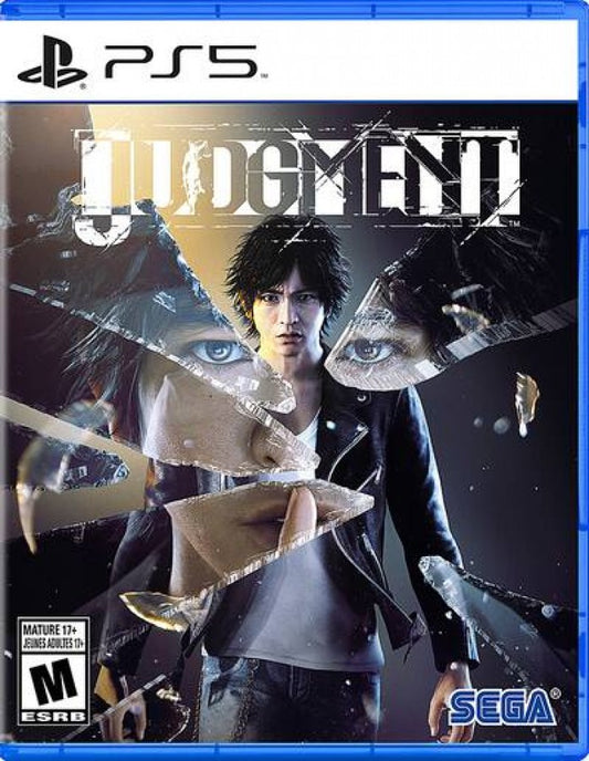 Judgment PlayStation 5 PS5 for action adventure video game fans featuring detective investigation gameplay cinematic crime drama fast paced combat open world exploration engaging storytelling side missions immersive Japanese city setting collectible gaming appeal front box art