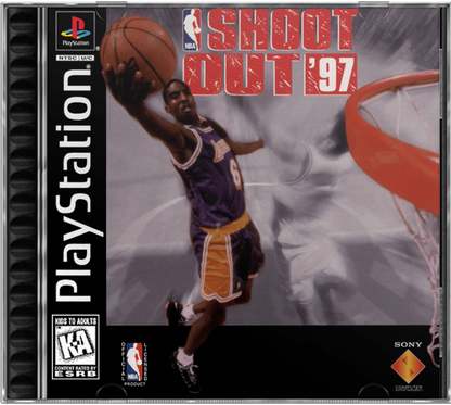 NBA ShootOut 97 cover art for PlayStation 1 (PS1) video game