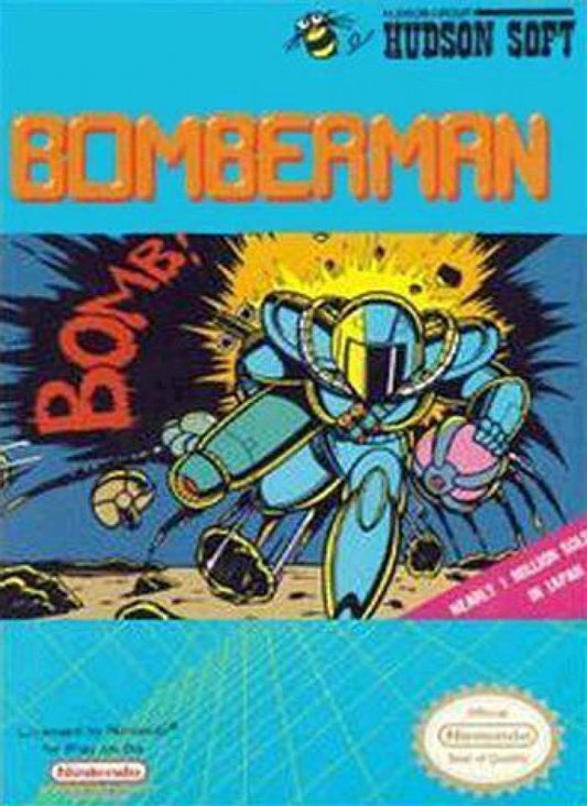 Bomberman cover art for Nintendo Entertainment System (NES) video game