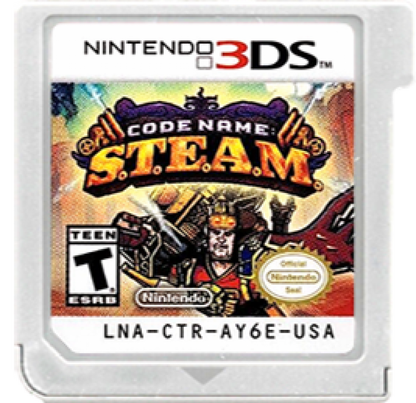 Code Name: S.T.E.A.M. cartridge for Nintendo 3DS (3DS) turn-based strategy video game