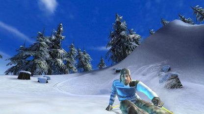 SSX On Tour retro PlayStation 2 video game featuring arcade snowboarding, downhill skiing, trick competitions and extreme sports multiplayer gameplay