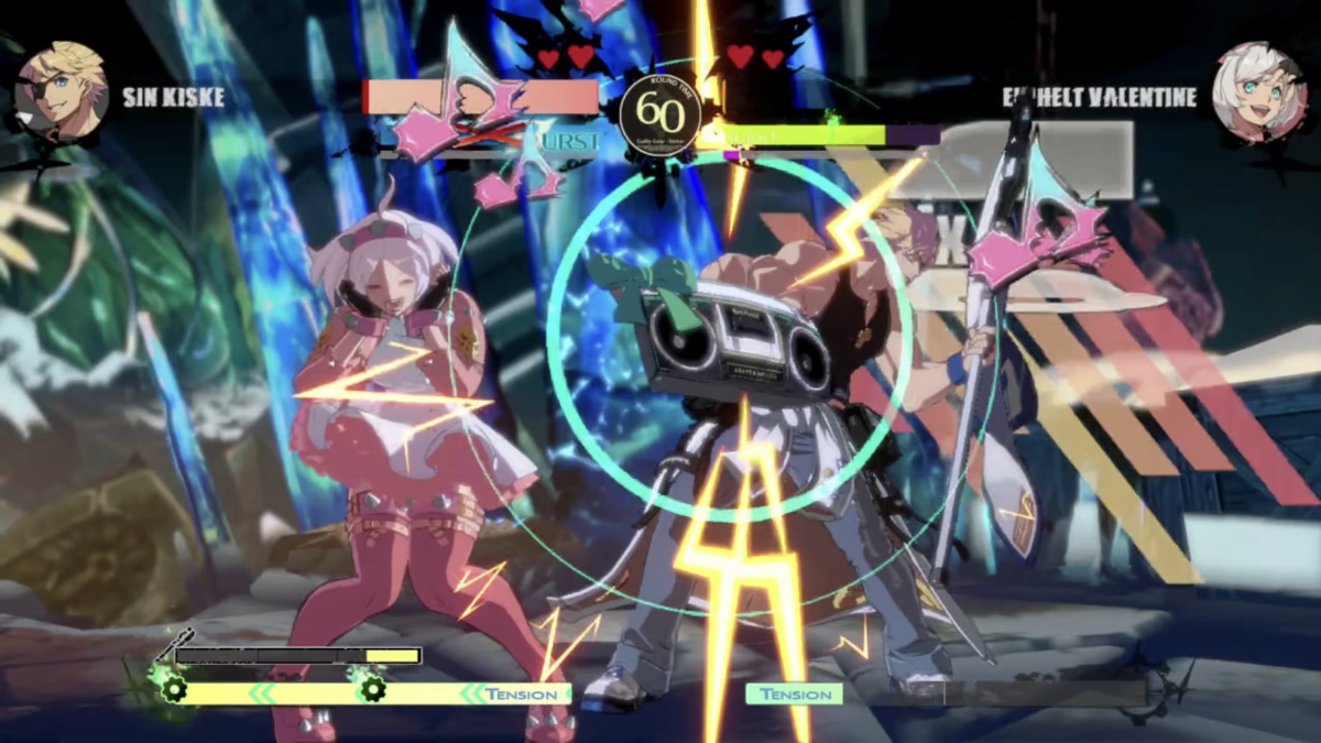 Guilty Gear Strive Nintendo Switch Edition gameplay for Nintendo Switch (NS) fighting video game.