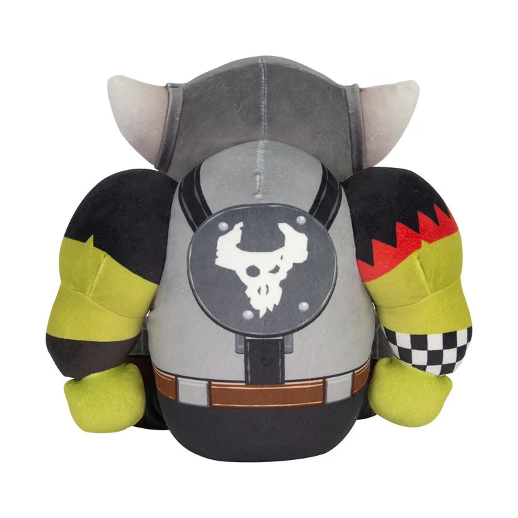 Goff Ork Boy 12 Inch Plush Warhammer 40,000 collectible plush toy featuring Goff Ork Boy character iconic green Ork skin brutal sci fi warrior design grimdark tabletop gaming theme soft stuffed figure 12 inch display size Games Workshop merchandise Warhammer collection shelf decor gaming fan gift and collectible appeal
