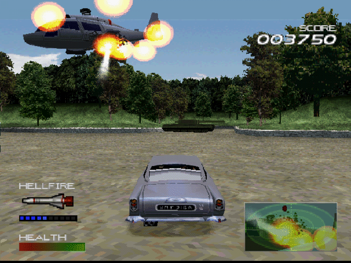007 Racing gameplay image for PlayStation 1 (PS) retro racing video game