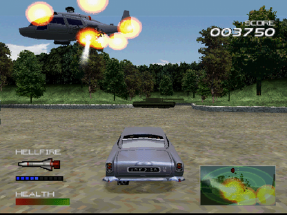 007 Racing gameplay image for PlayStation 1 (PS) retro racing video game