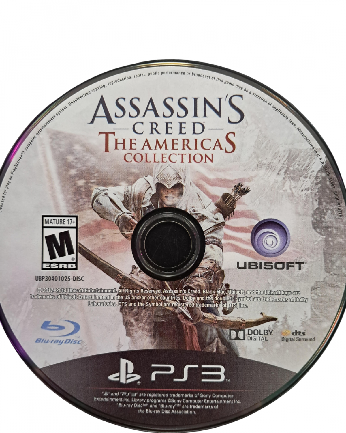 Assassin's Creed The Americas Collection PlayStation 3 PS3 for retro video game enthusiasts featuring action adventure gameplay open world exploration stealth based missions historical settings parkour traversal cinematic storytelling multiple Assassin's Creed adventures and collectible gaming appeal disc