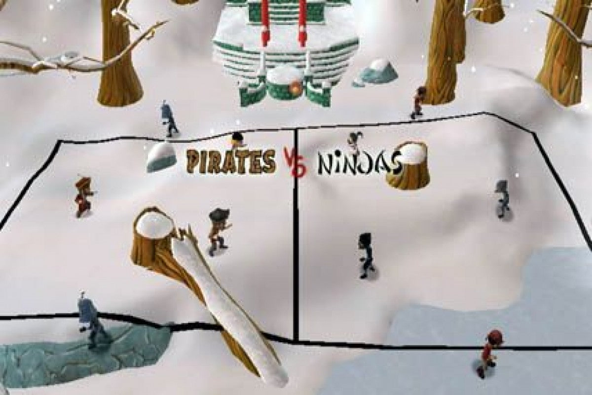 Pirates vs. Ninjas Dodgeball – Nintendo Wii (Wii) arcade dodgeball action sports video game gameplay