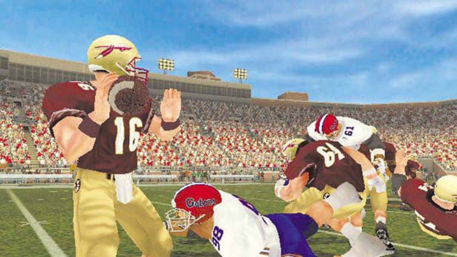NCAA GameBreaker 2001 – PlayStation 2 (PS2) college football sports video game gameplay
