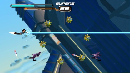 Astro Boy The Video Game PlayStation Portable PSP for action platforming video game fans featuring fast paced side scrolling gameplay flying combat powerful robot abilities anime inspired adventure boss battles futuristic environments classic Osamu Tezuka character collectible gaming appeal gameplay