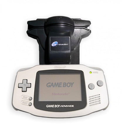 e-Reader accessory for Game Boy Advance card reader expansion device featuring collectible game and content unlocking functionality and enhanced classic handheld gameplay experience