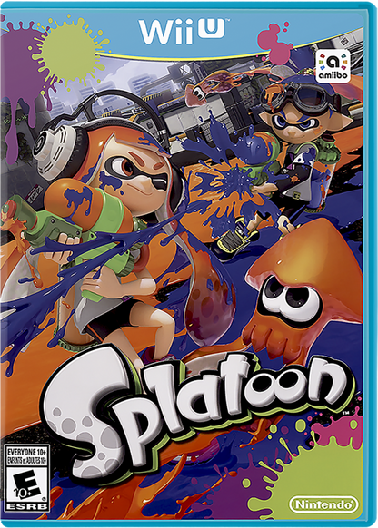 Splatoon cover art for Nintendo Wii U (WiiU) video game