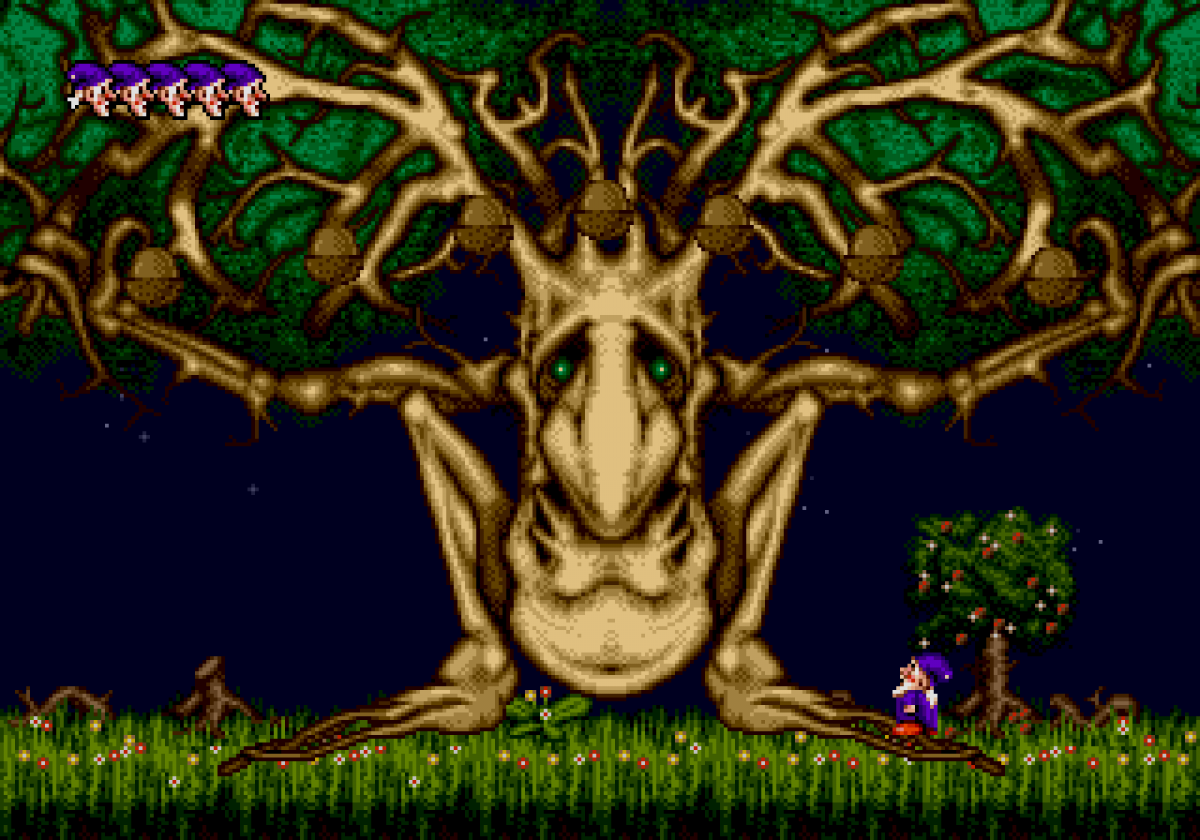 Wiz n Liz Sega Genesis retro video game platformer gameplay (1993)