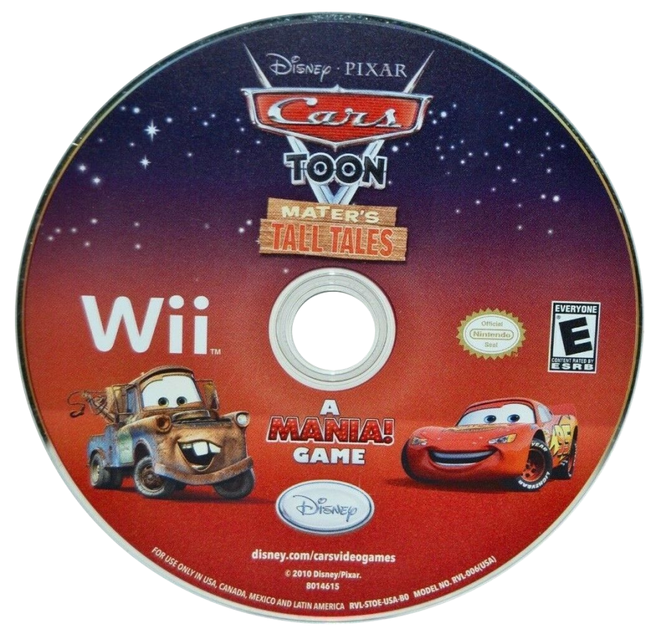 Cars 2 disc cover art for Nintendo Wii (Wii) video game