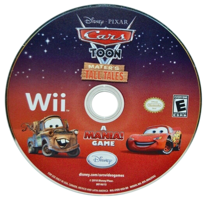 Cars 2 disc cover art for Nintendo Wii (Wii) video game