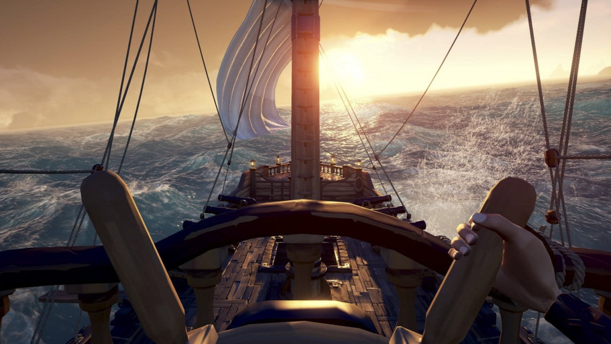 Sea of Thieves Xbox One open-world pirate adventure with cooperative sailing exploration and treasure hunting gameplay